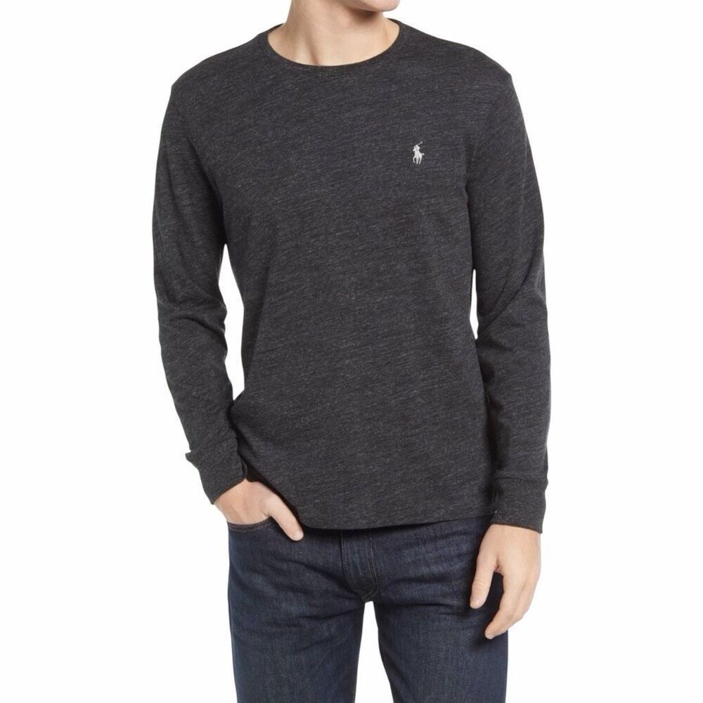 Polo Ralph Lauren Long Sleeve T-Shirt – XL – Black Heather